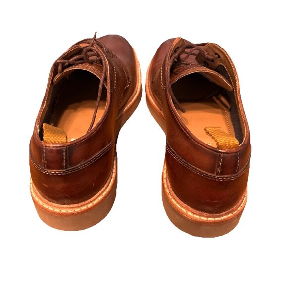 Men’s Steve Madden Voyagee Brown Leather Upper Shoes Size 7.5D 247 Cognac Lea - Picture 5 of 8